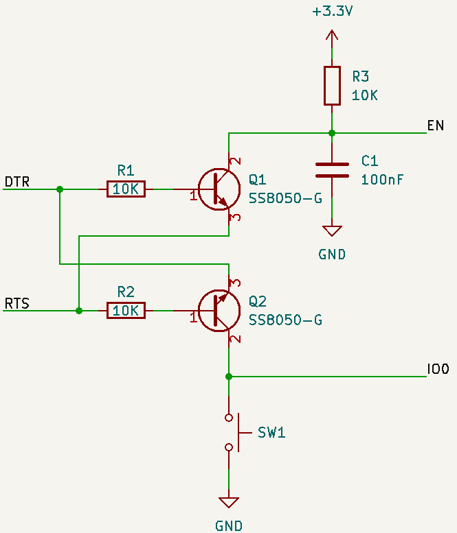 ESP32 download circuit